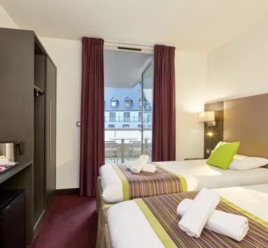  Hotel Astrid Lourdes chambre double balcon