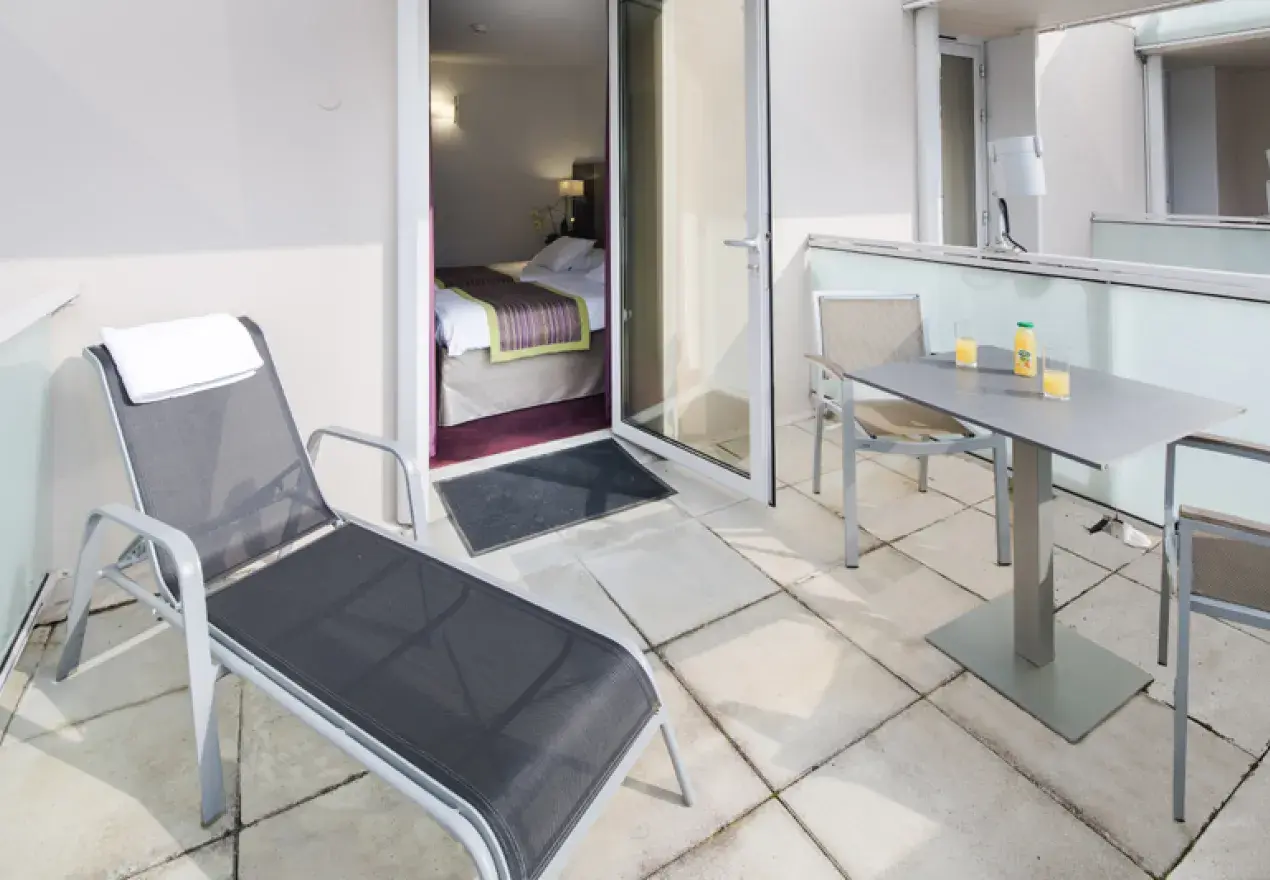  Hotel Astrid Lourdes chambre double balcon