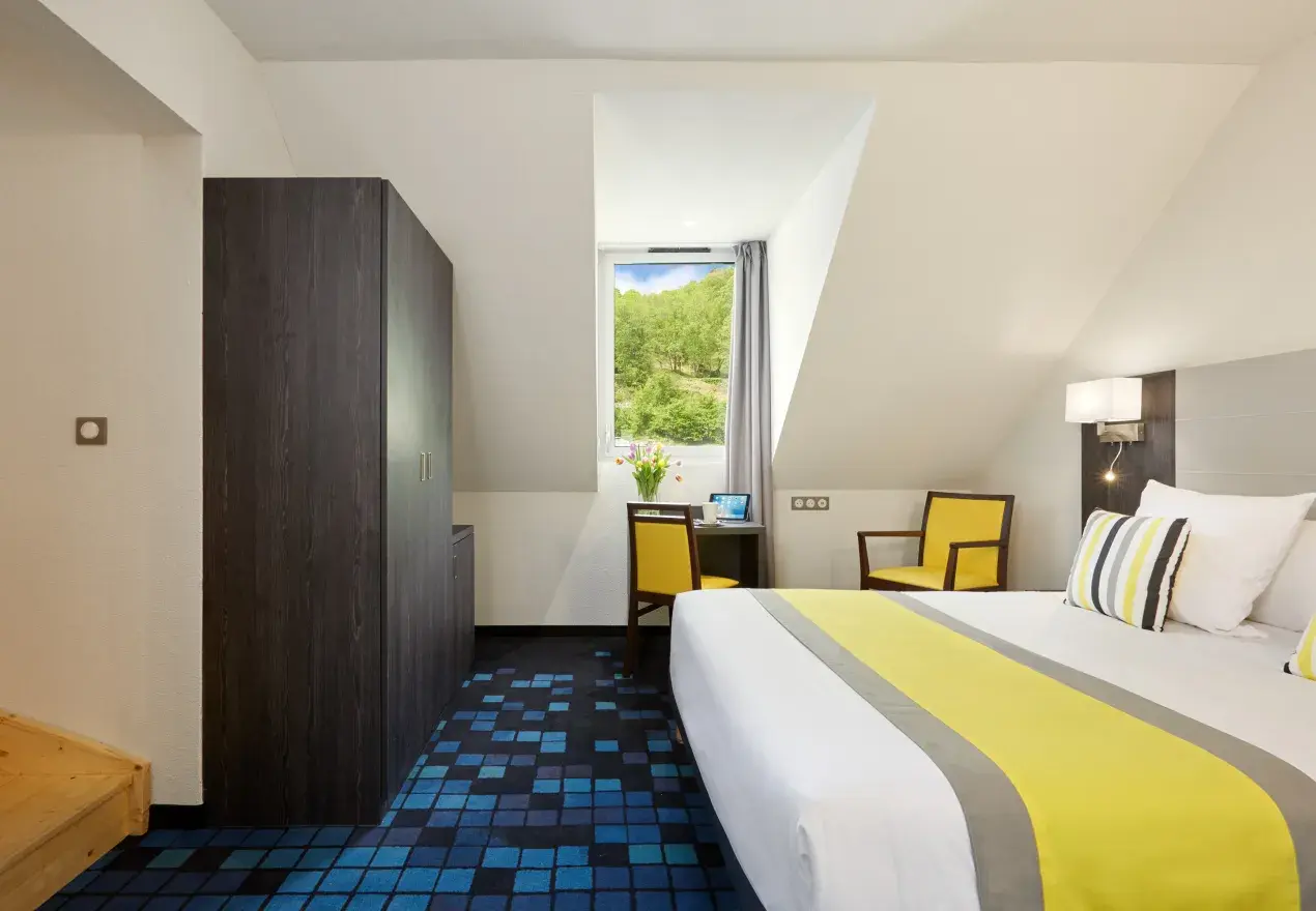  Hotel Astrid Lourdes Quarto familiar Conforto Hotel Lourdes 4 estrelas França