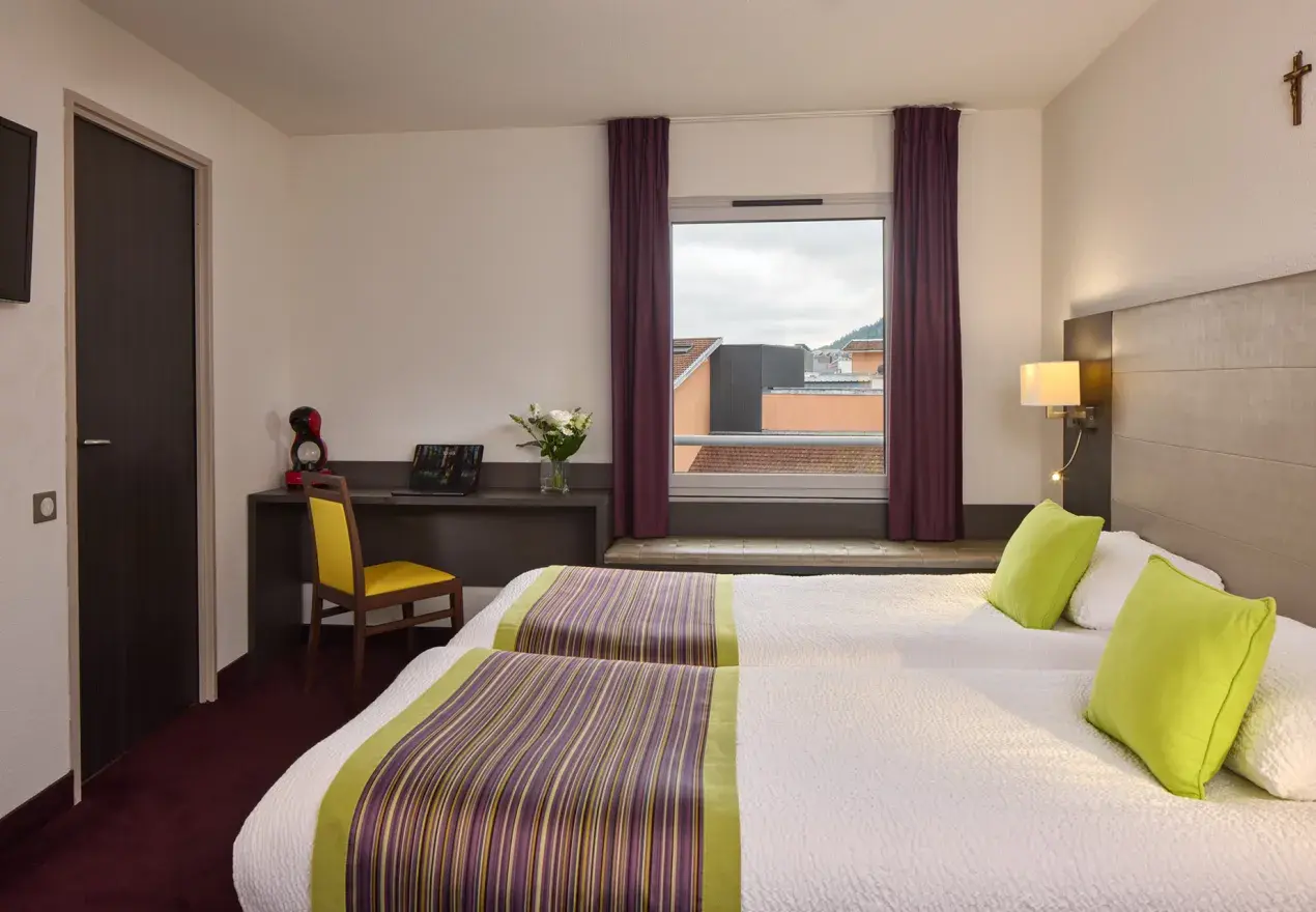  Hotel Astrid Lourdes Chambres hotel Astrid Lourdes proche grotte 4 etoiles