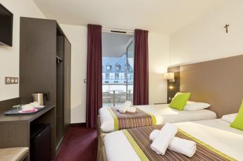 Chambre 2 lits Hotel Lourdes